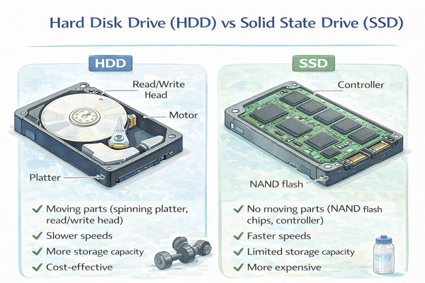 HDD와-SSD-차이를 설명하는 저장장치 구조 비교