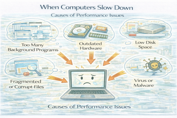컴퓨터-느려지는-이유를 설명하는 성능 저하 원인 구조
