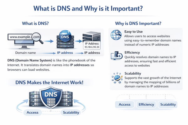 DNS는 무엇이고 왜 필요한가 구조 설명 이미지
