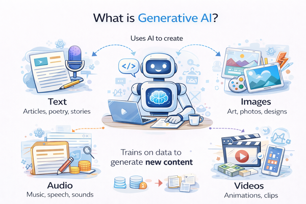 생성형 AI란 무엇인가 구조 설명 이미지